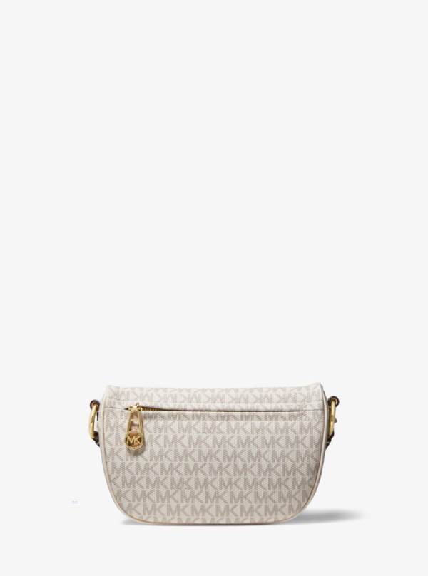 Damske Crossbody Kabelka Michael Kors Slater Extra-Small Logo Sling Pack Krém - Kabelky Michael Kors Lacne | YXZBP-0481